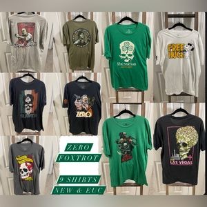 9 Zero Foxtrot Shirts XL